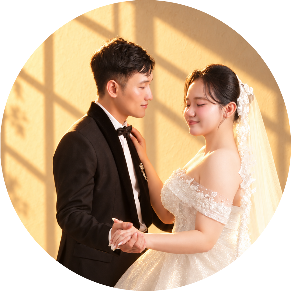 Ảnh cưới chú rể Ngô Quang Tú